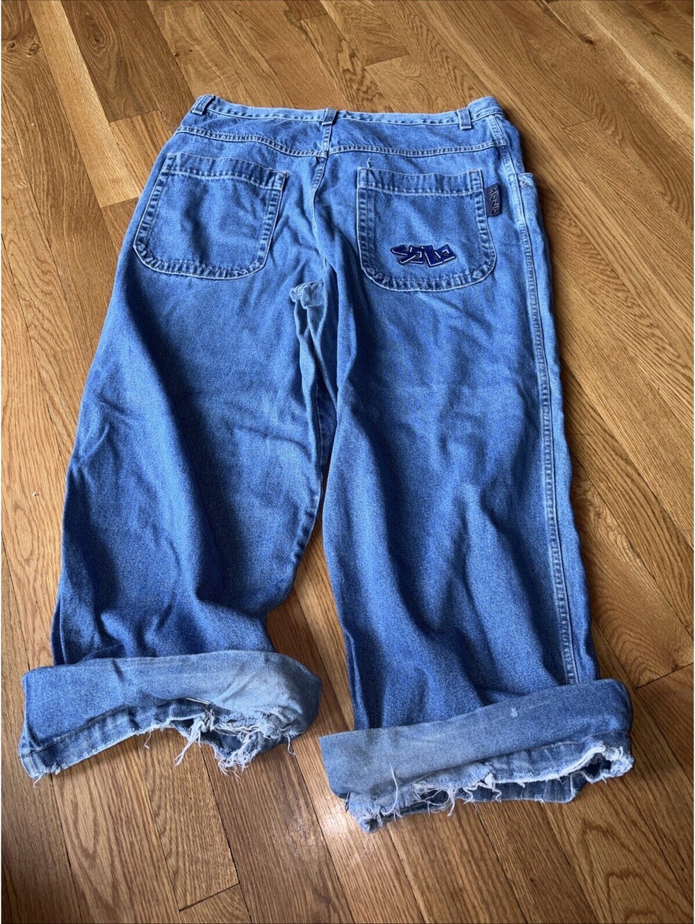 vintage 90s/Y2K Solo Semore Baggy Wide-Leg Skate Jeans Size 42 Men’s